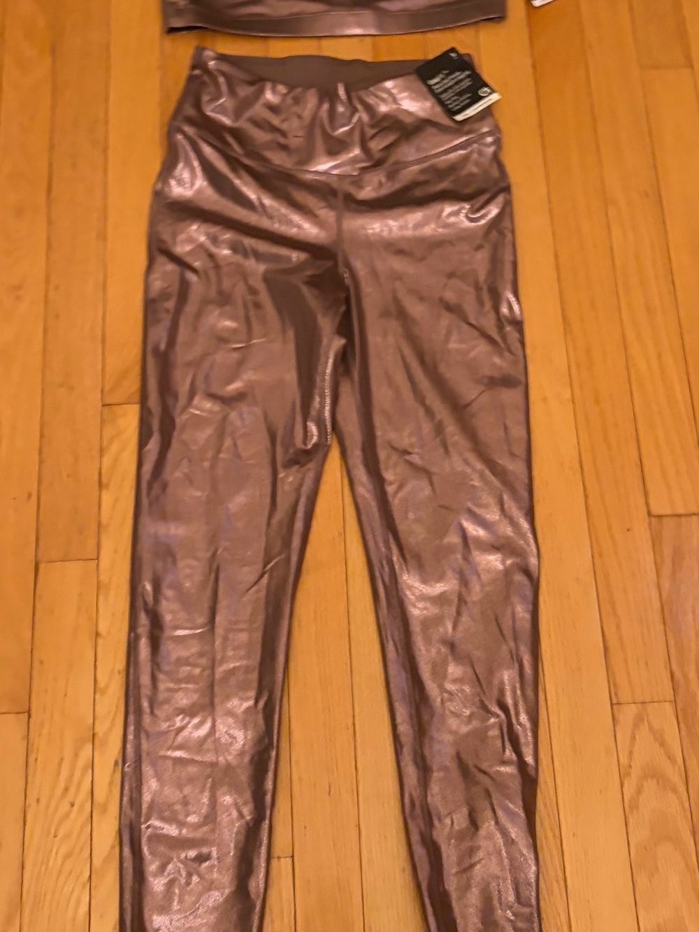 GAP Metallic Rose Leggings and matching bra